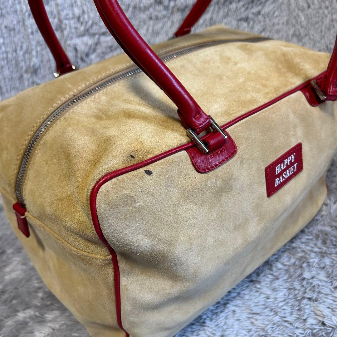 B*r様 【希少品】 GILLI ジリ スエードバッグ ボストンバッグ バスケッ