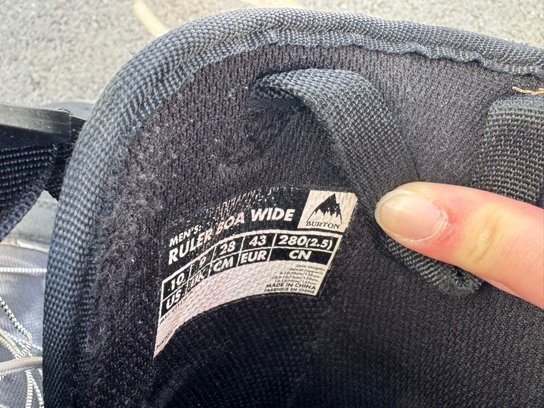 スノーボードブーツ Burton ブラック 28.0cm