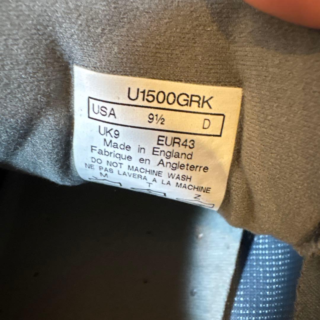 靴 new balance U1500GRK 27.5cm