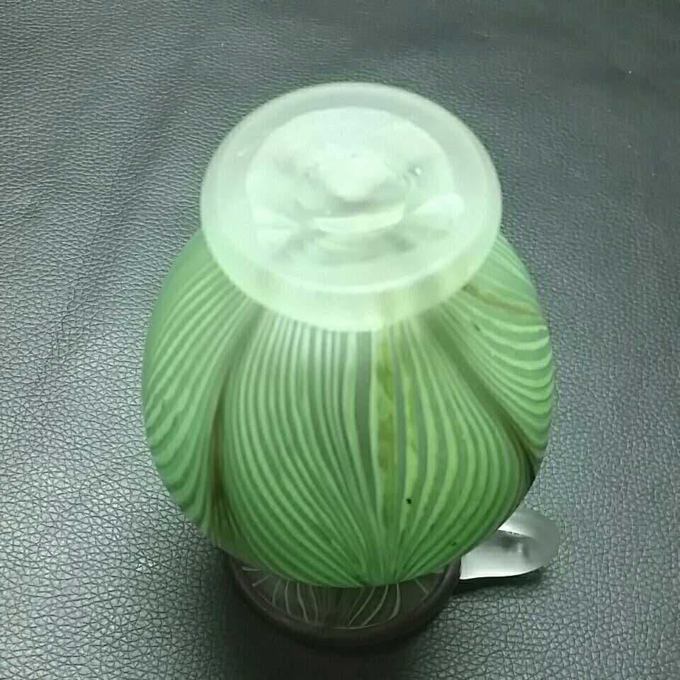 【作家物】サイン有り★加藤 寛 水差し 一輪挿し 花器 オブジェ★ガラス グラス