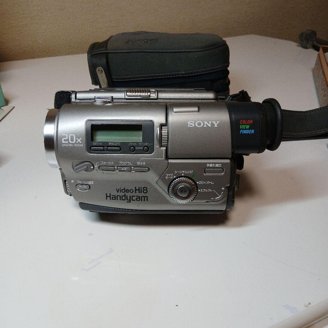 SONY ビデオHi8 Handycam CCD-TR2 ジャンク扱いにて - メルカリ