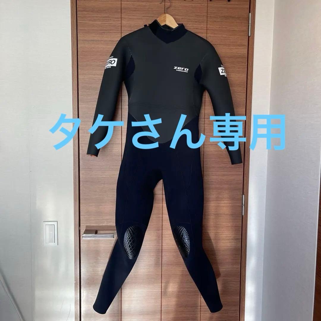 zero セミドライスーツ（5mm/3mm）裏起毛、Mサイズ【新品・未使用】 ウェットスーツ セミドライ 5mm 3mm 最新モデル クロスジップ