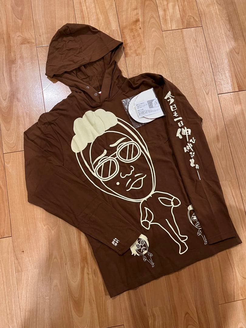 水曜どうでしょうトリオ・ザ・タイツ ロングTシャツ 茶タイツ Sサイズ