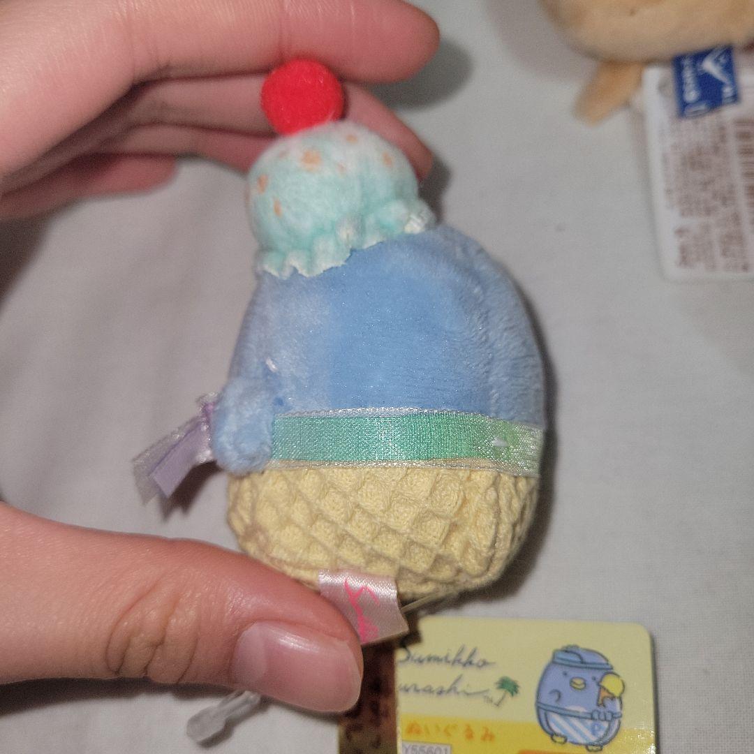 すみっコぐらし てのりぬいぐるみ かわうそ ぺんぎん ねこ とかげ(本物)