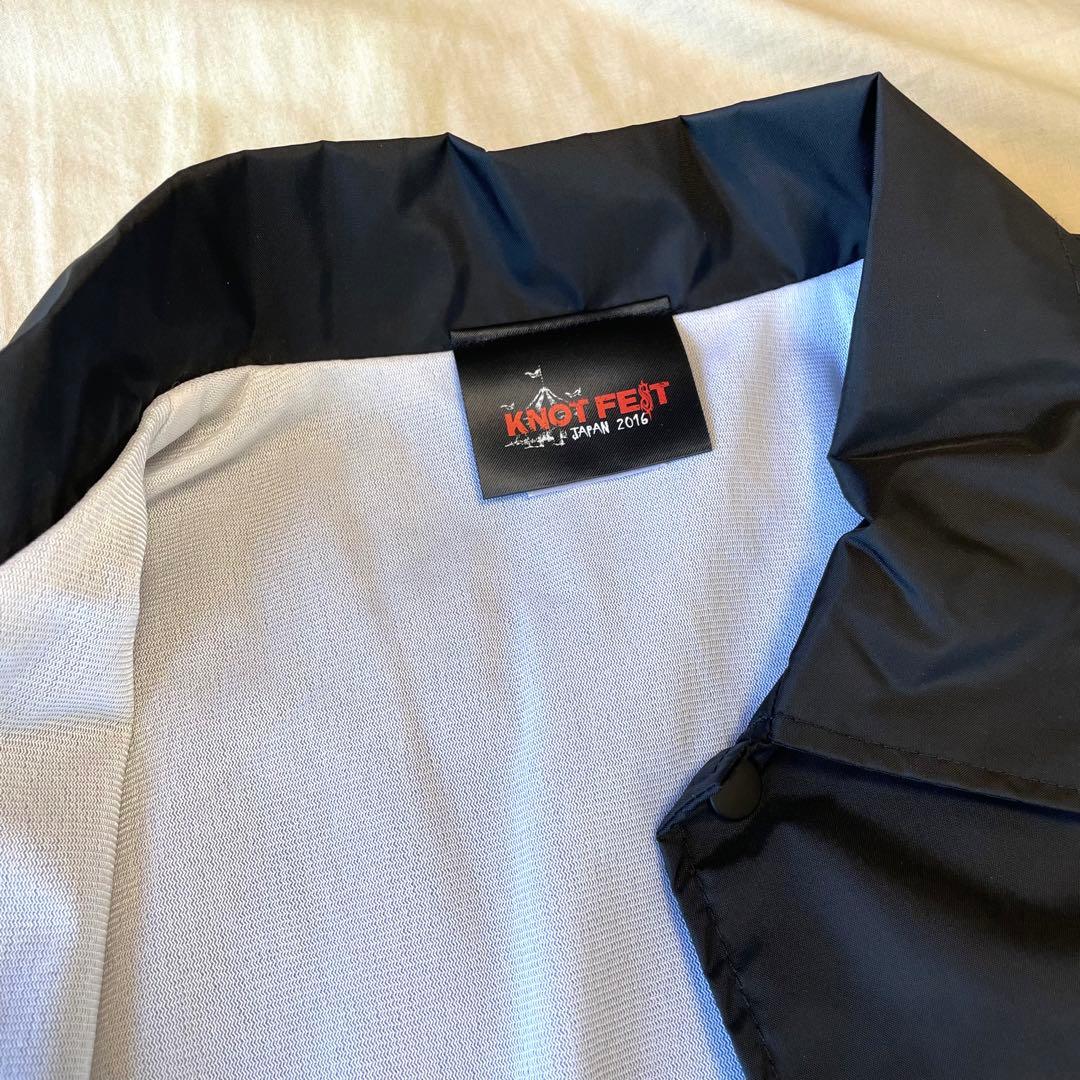 未使用】SLIPKNOTノットフェス コーチジャケット Mサイズ メタルバンド