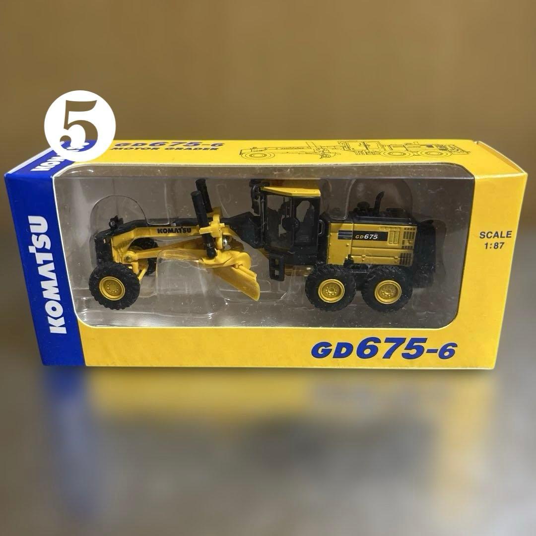 KOMATSU 1/87 ミニチュアモデル 各種 コマツ 建機 ミニカー