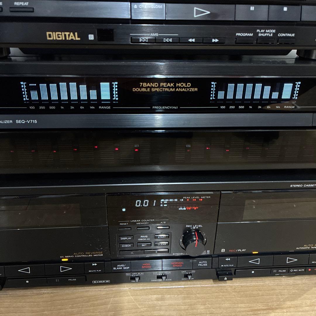 ソニー 希少上位 Liberty システムコンポ V715 セットです 動作ok