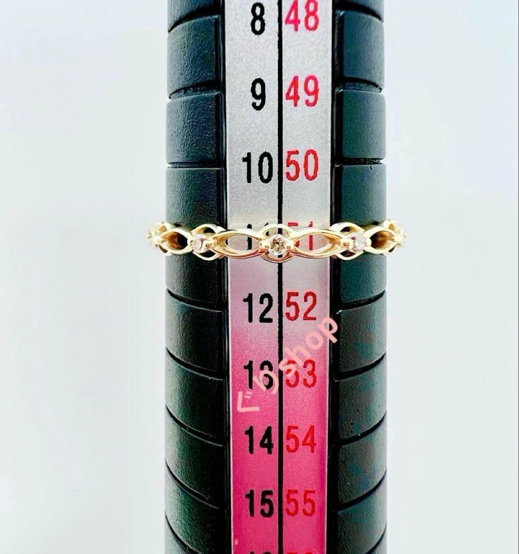 agete K10 ダイヤモンド コットンレース リング11号 - メルカリ