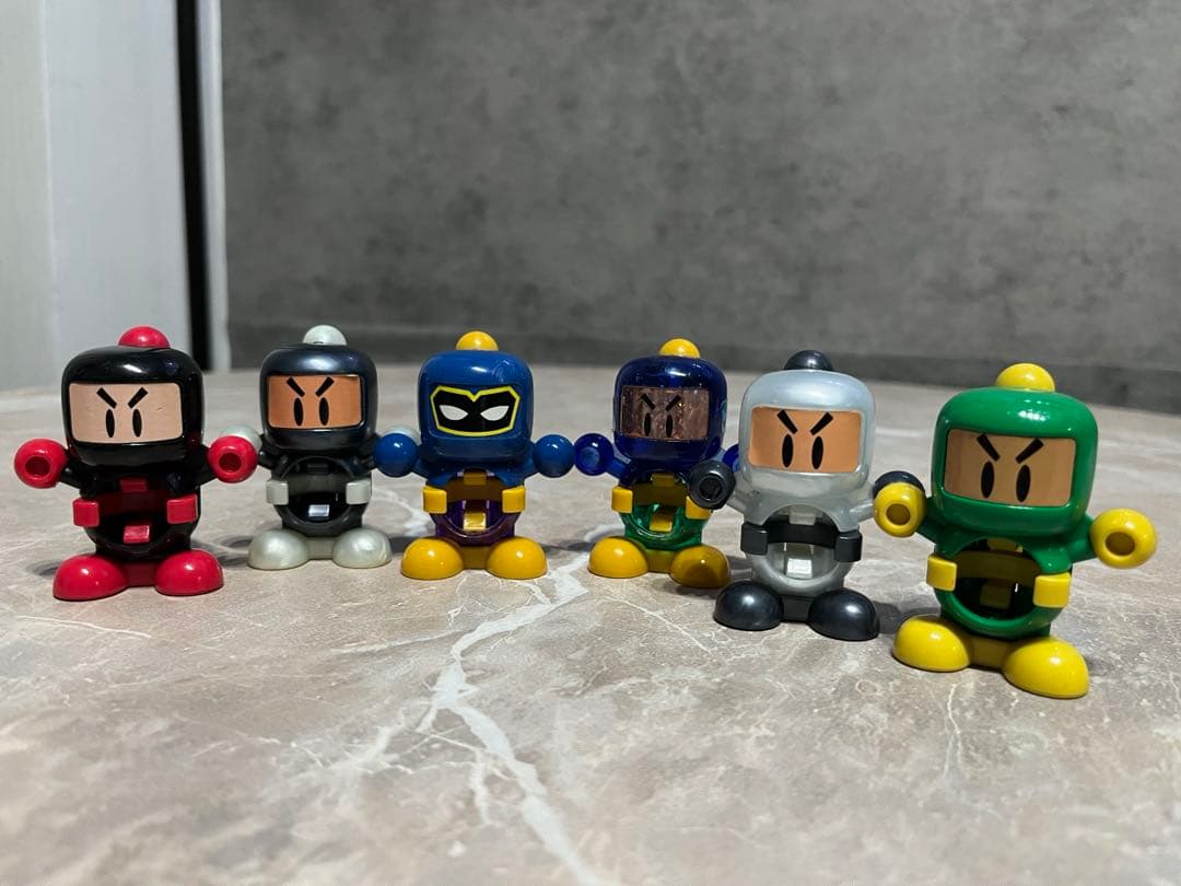 スーパービーダマン ボンバーマン 6体まとめ売り レトロ 90年代 当時物