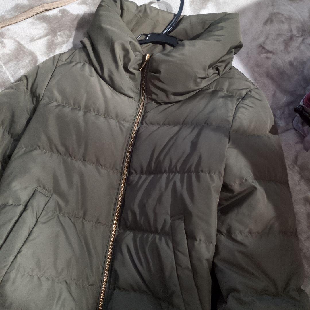 超美品 パシオーネ PASSIONE ダウンジャケット カーキ 40 - メルカリ