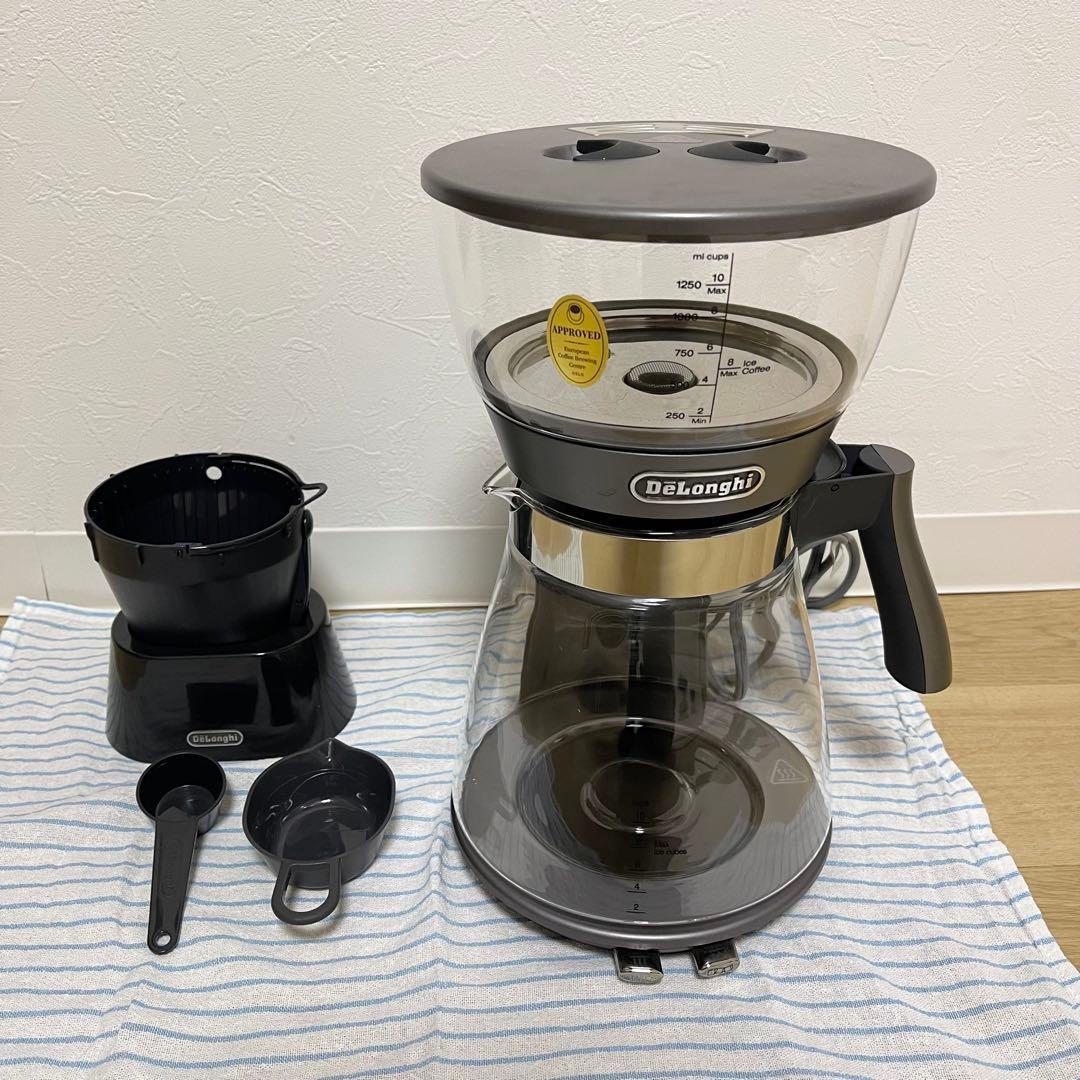 【美品】デロンギ コーヒーメーカー ICM17270J デロンギ クレシドラ ドリップコーヒーメーカー ICM17270J の通販