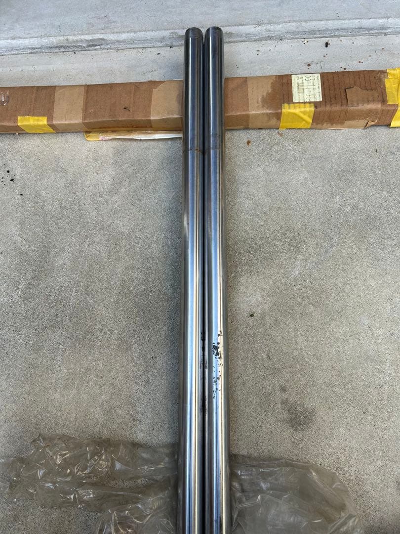 ハーレー　33.4ミリ　フロントフォーク　インナーチューブ　6インチオーバー 33.4mm フロント フォーク インナーチューブ +8インチ ロングフォーク