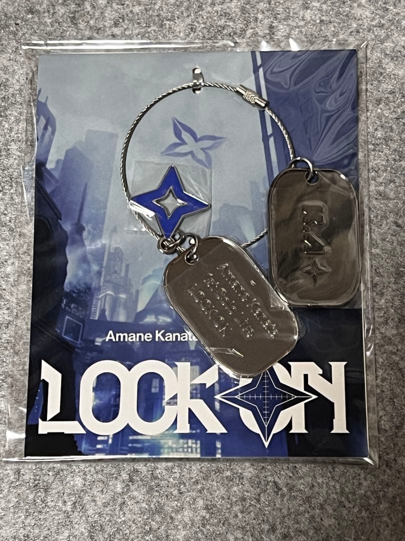 天音かなた “LOCK ON” ライブグッズ モチーフキーホルダー - メルカリ