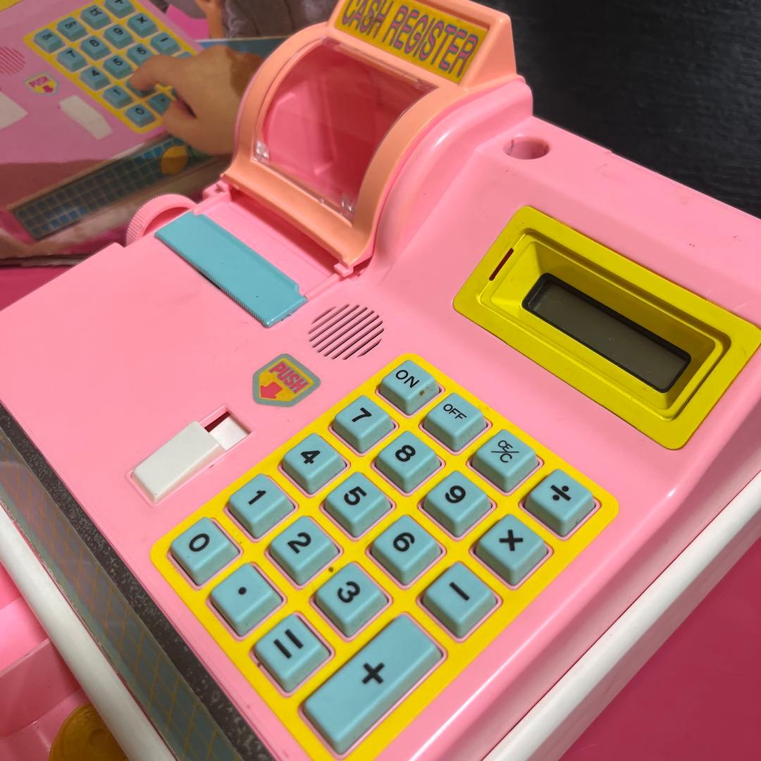 レア☆ 昭和 おもちゃ ママとわたしのキャッシュレジスター 1983年