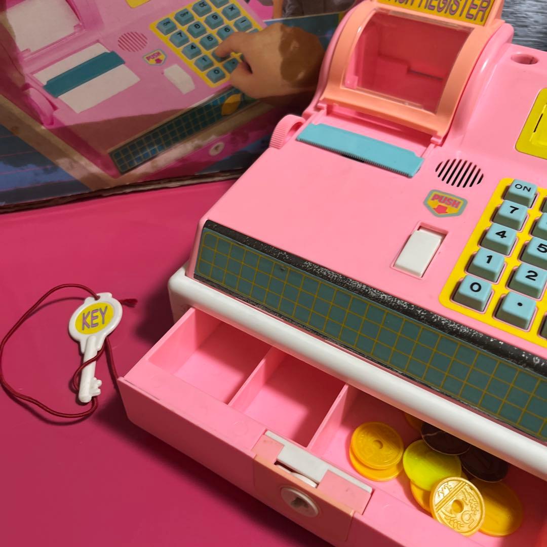 レア☆ 昭和 おもちゃ ママとわたしのキャッシュレジスター 1983年