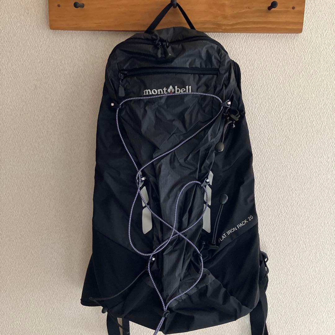 mont-bell フラットアイアンパック20Women's 中古品 - メルカリ