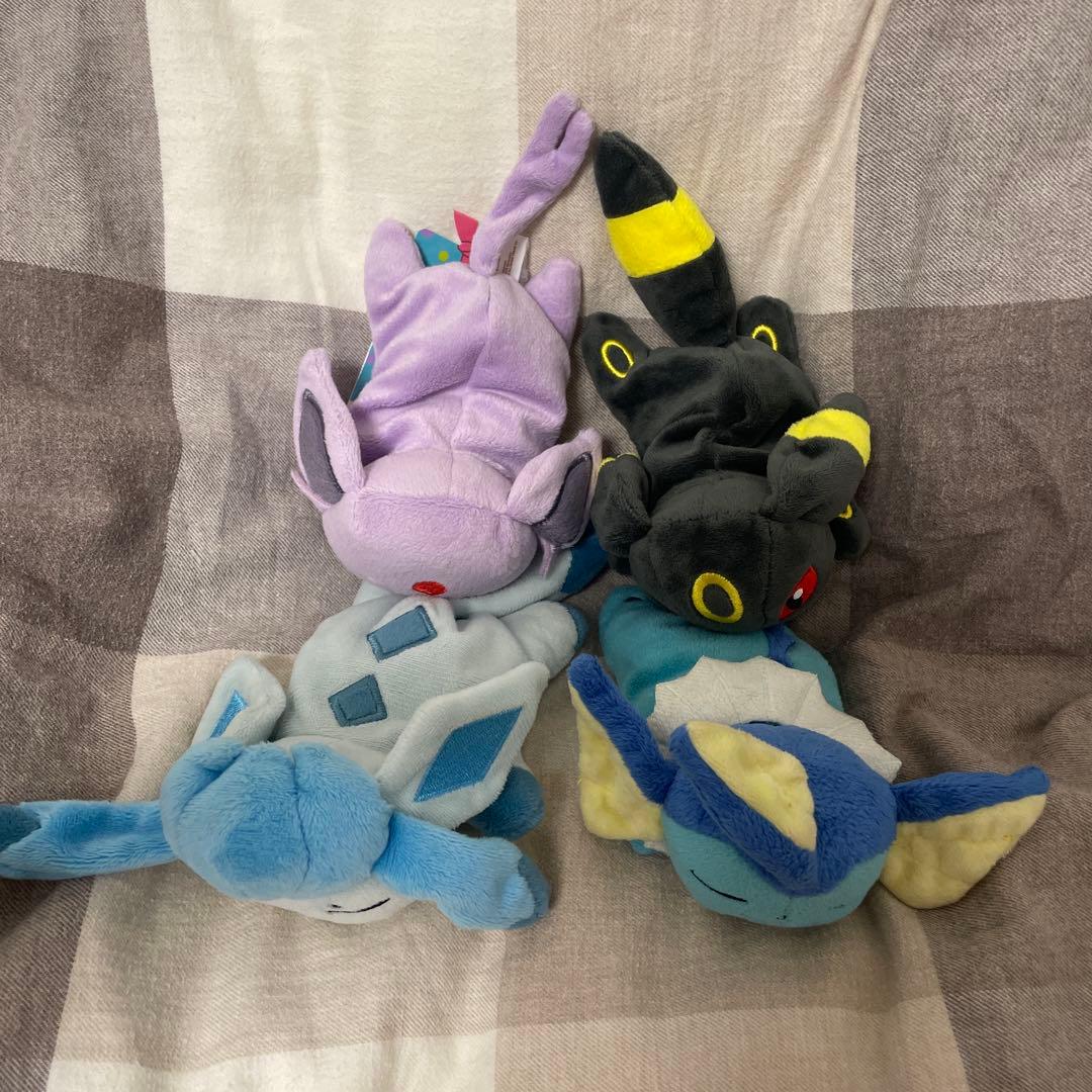 ポケモンセンター限定　ポケモン　くったりぬいぐるみ　ブイズ　ブラッキー　エーフィ