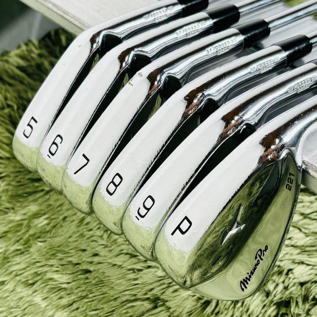 ミズノプロ 221 アイアン6本セット メンズゴルフ 初心者 入門 大人気