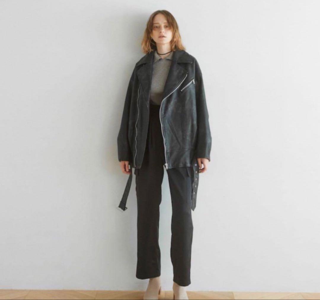 searoomlynn Vintage ECOレザーBIGライダース ブラック - メルカリ