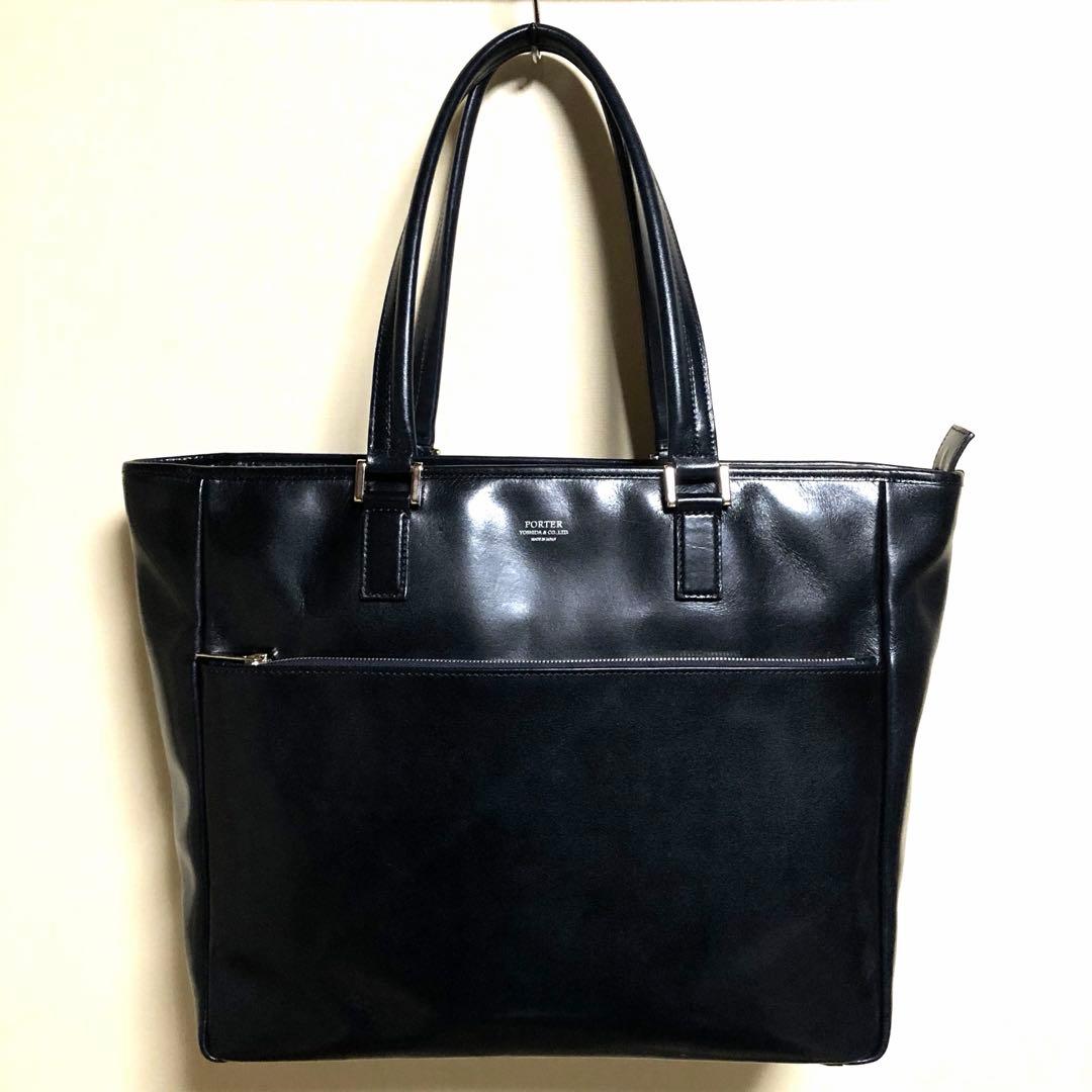 未使用級✨ ポーター クラーク トートバッグ L 黒 オールレザー 吉田カバン 楽天市場】ポーター クラーク トートバッグ(L) 034-03189 吉田カバン