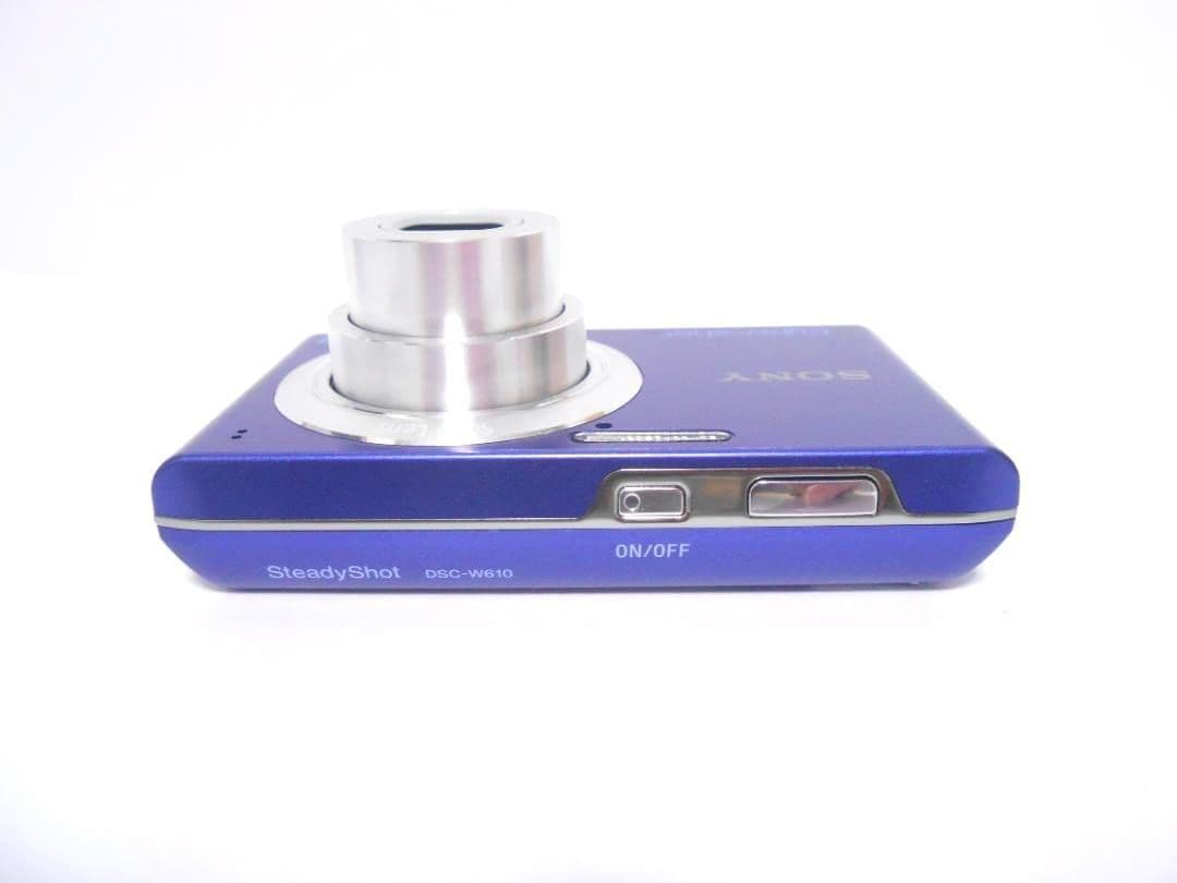 お値下げ歓迎・美品】SONY Cyber-shot DSC-W610 ブルー - メルカリ