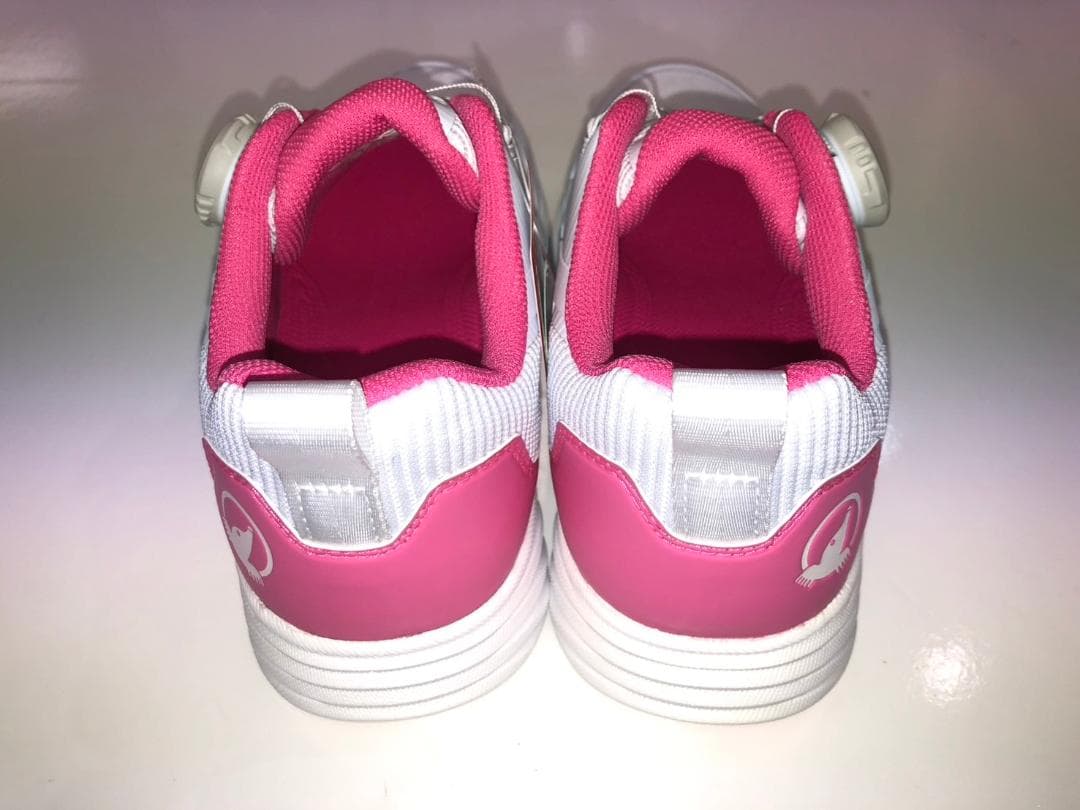 ホンマ ダイヤル式 スパイクレスシューズ U WHITE/PINK 24.5cm