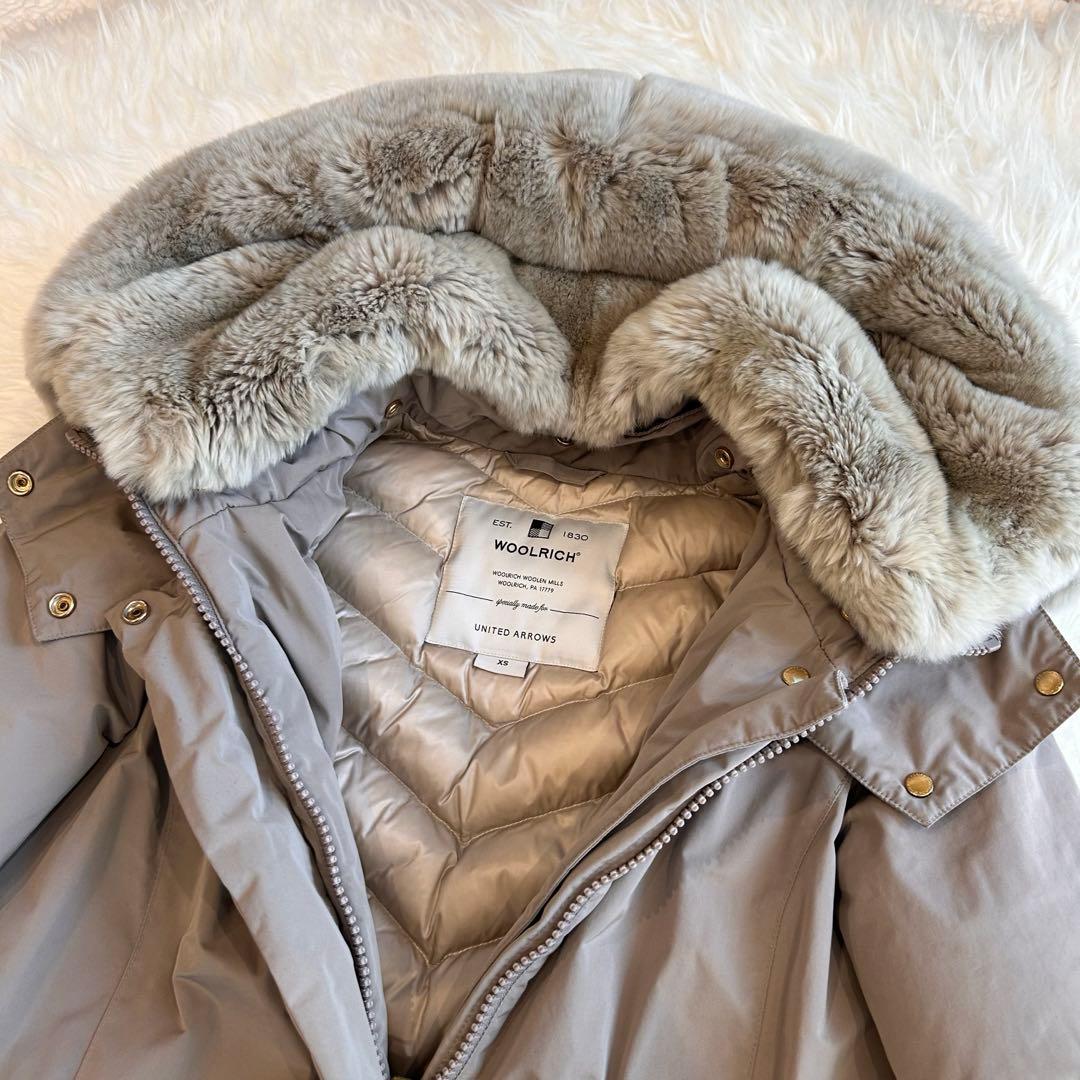 ウールリッチ UNITED ARROWS別注 ダウンコート XS グレー - メルカリ