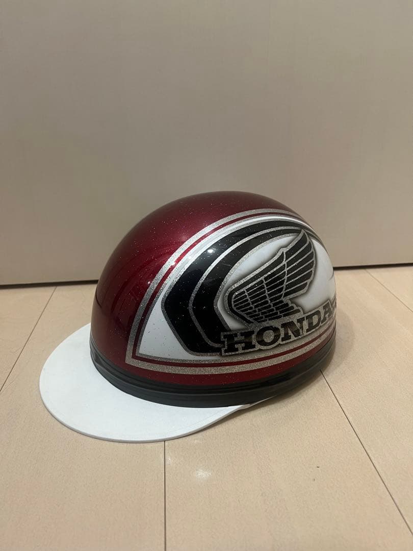 ホンダ コルク半 HONDA カスタムペイント ラメ パール 赤白 - メルカリ