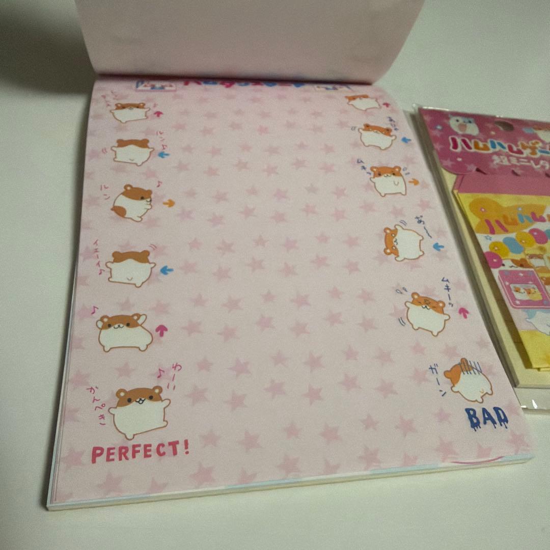 サンエックス 2000年 ハムハムゲーセン メモ帳 ハムスター レター