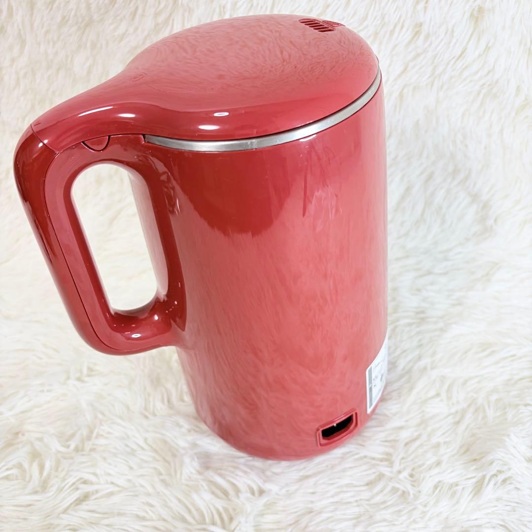 美品】SOY RICH ソイリッチ 豆乳メーカー ローズレッド 赤 - メルカリ