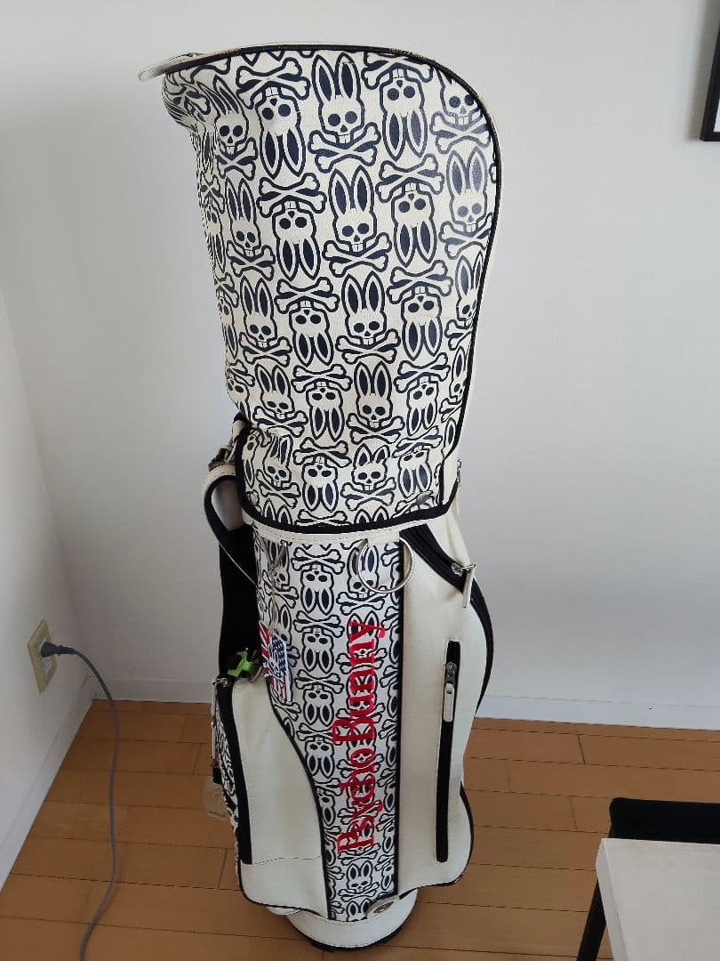 Psycho Bunny バニーキャラクター キャディバッグ サイコバニー ゴルフ カートキャディバッグ EXCLUSIVE Psycho Bunny