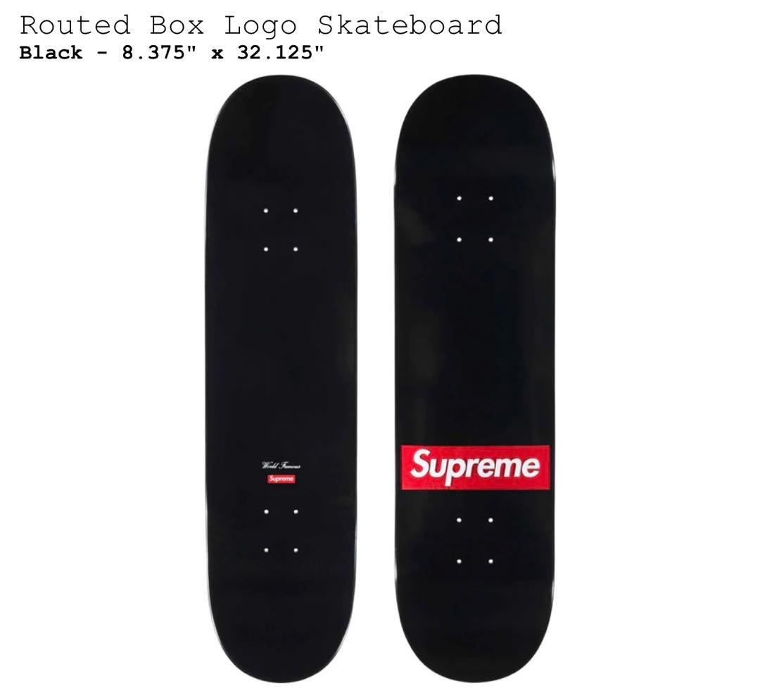 supreme スケボー デッキ ボックス 黒 新品 板 box ロゴ logo - メルカリ