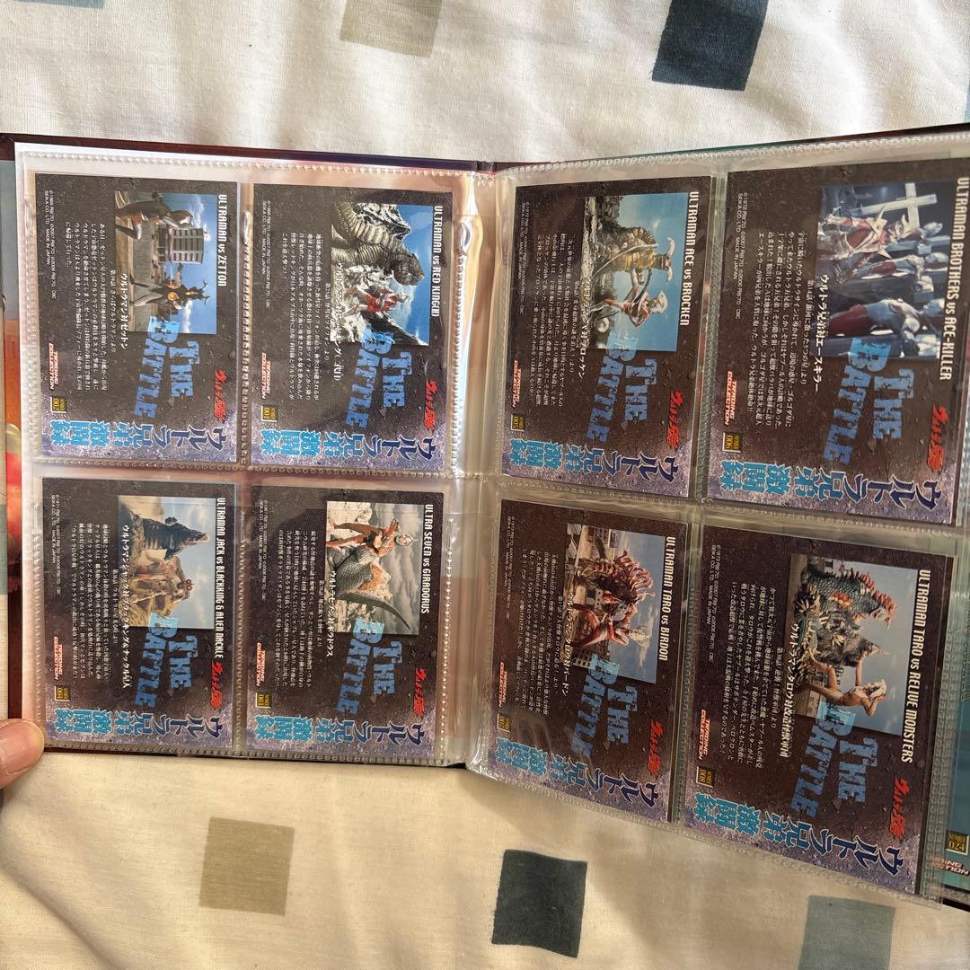 ウルトラ兄弟カードファイルとカード62枚セット　※要商品説明確認