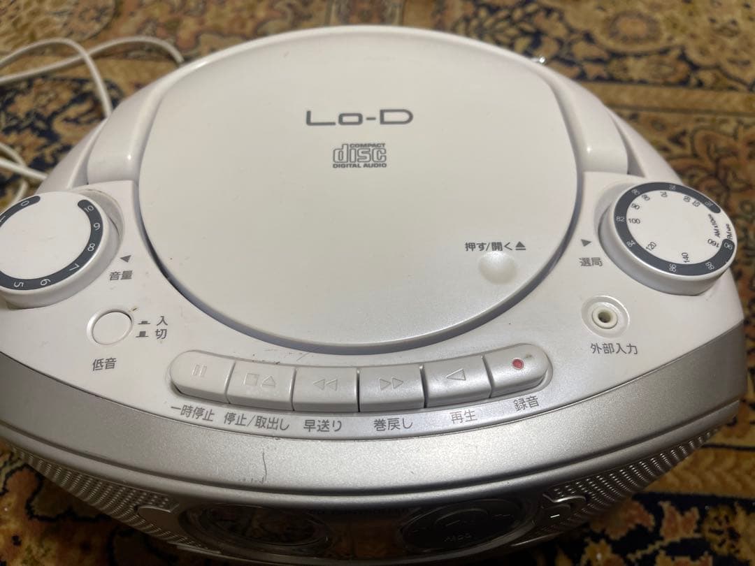 中古】CK-5Y(白)CDラジオカセットレコーダー) - メルカリ