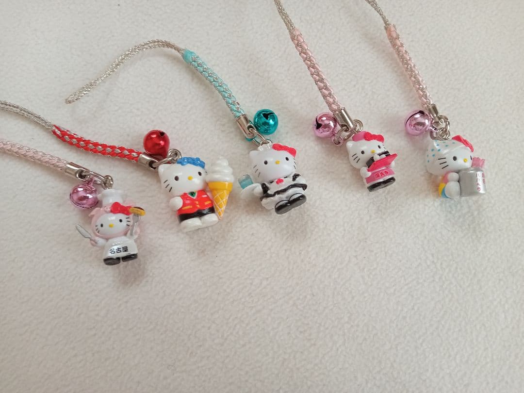 ゆうパケット】ハローキティ 根付け 日本橋他 5個セット - メルカリ