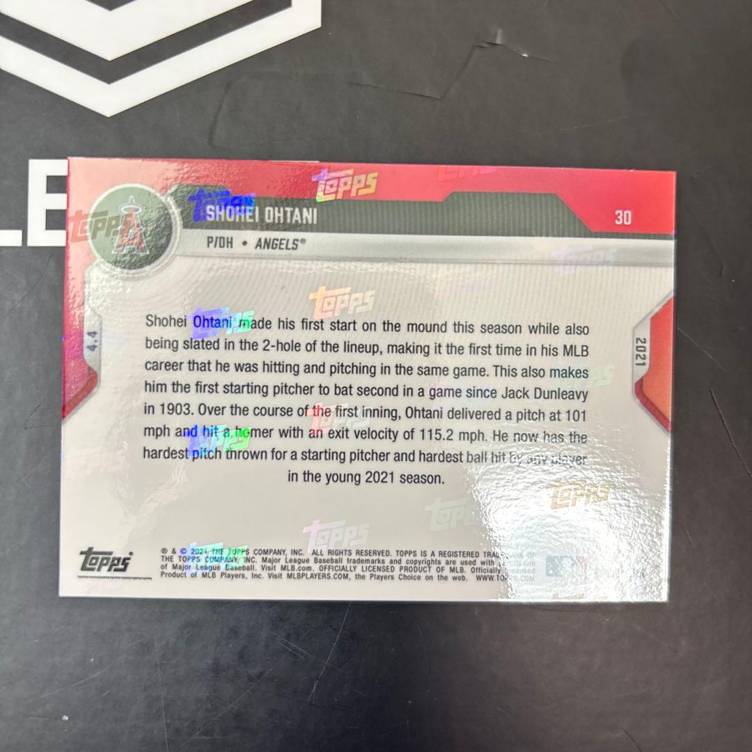 topps now 大谷翔平 4673枚限定カード 30 二刀流 - メルカリ