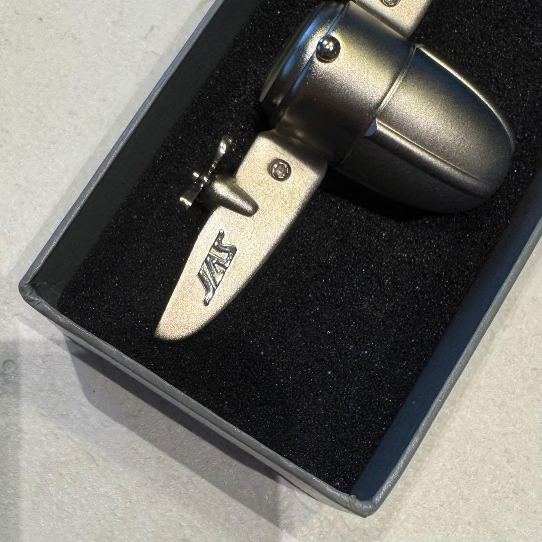 JAS 日本エアシステム 】 飛行機型時計 置き時計 - メルカリ