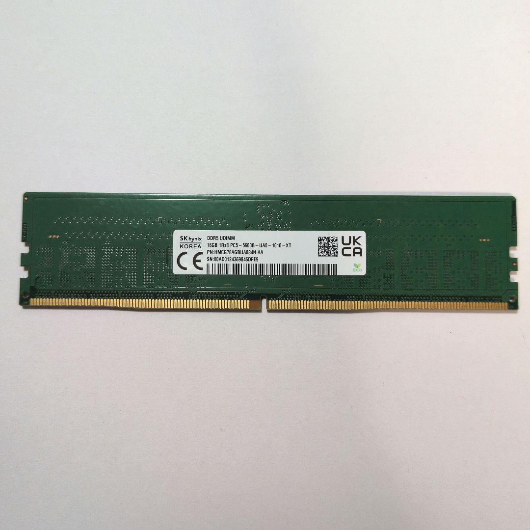 月*ご様 SK hynix DDR5 16GB 1枚 メモリー UDIMM - メモリー人気 商品 通販