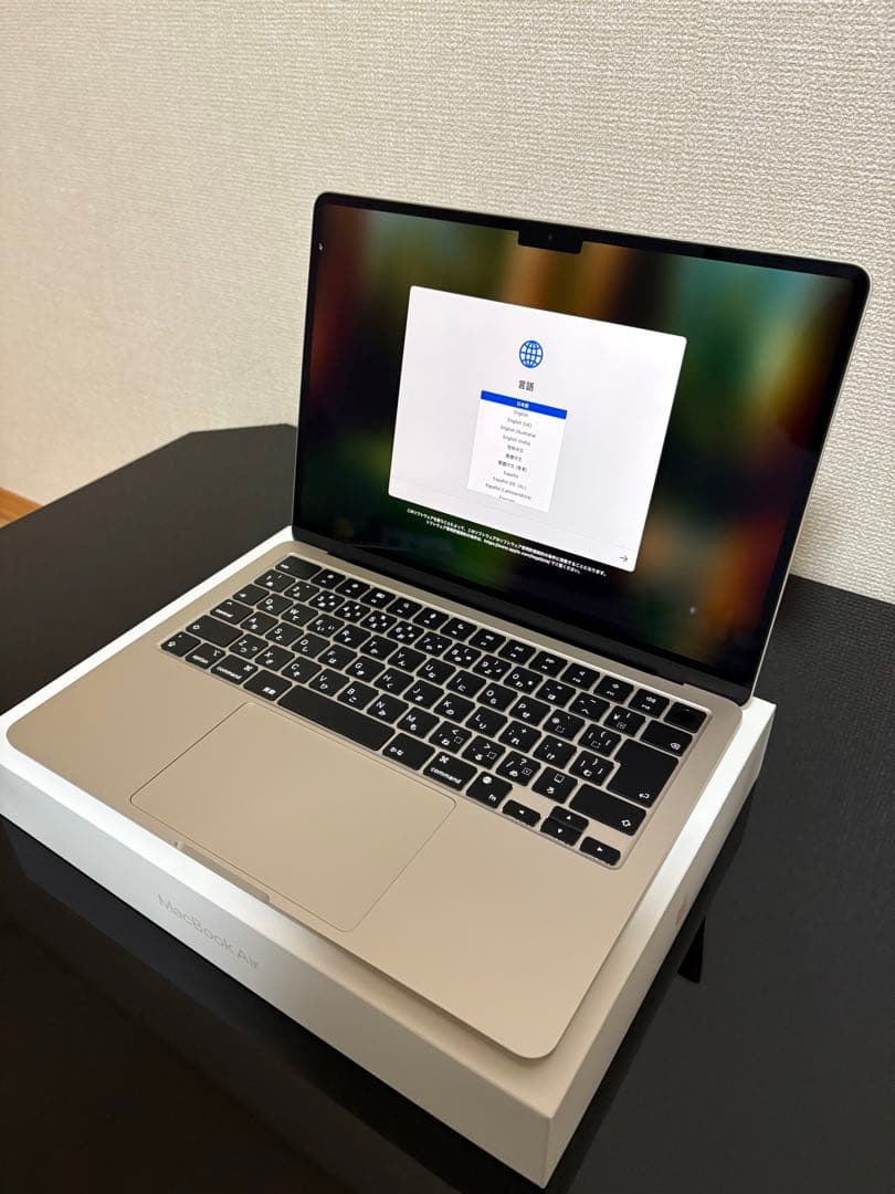 バッテリー100% MacBook Air M2 スターライト 16G 512G MacBook Air M2 8+256GB スターライト バッテリー100｜Yahoo!フリマ