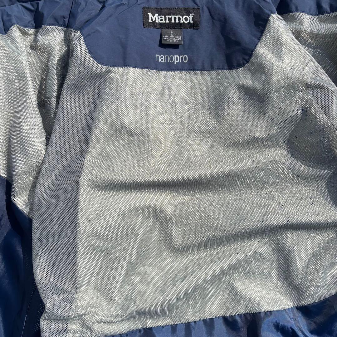 Marmot マーモット マウンテンパーカー ナイロン ドローコード 刺繍