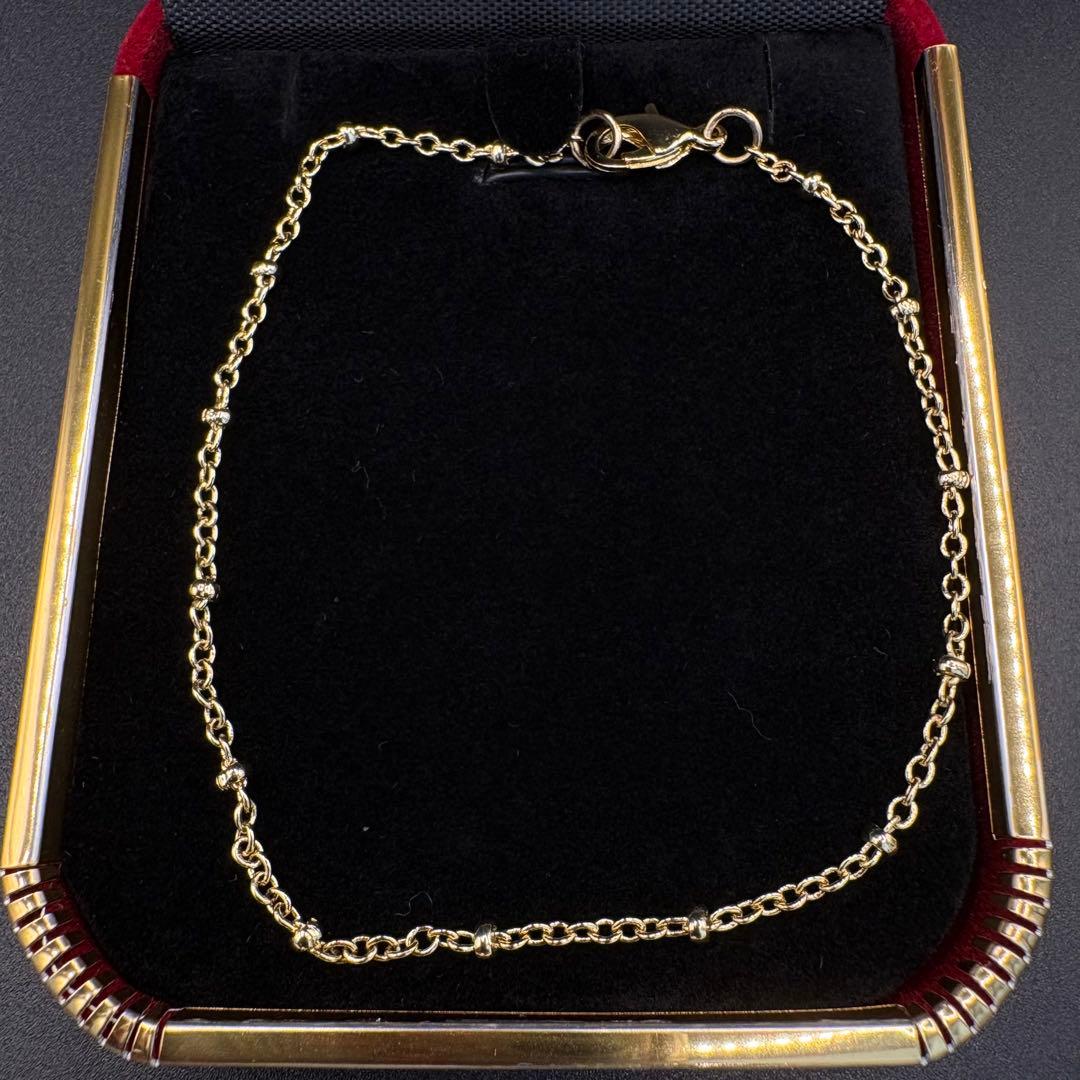 ゴールドチェーンブレスレット シンプル 遺品整理 断捨離 アンティーク