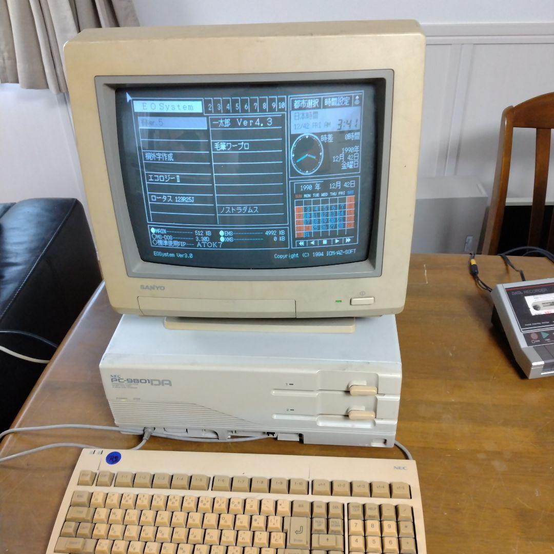 □SANYO PC-9801用 CRTモニター 14インチ ジャンク - メルカリ