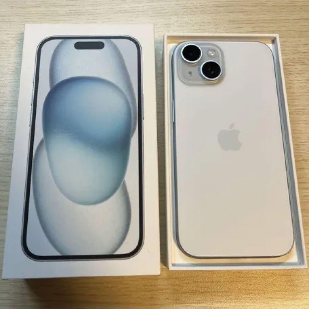 iPhone15ブルー128GB - メルカリ