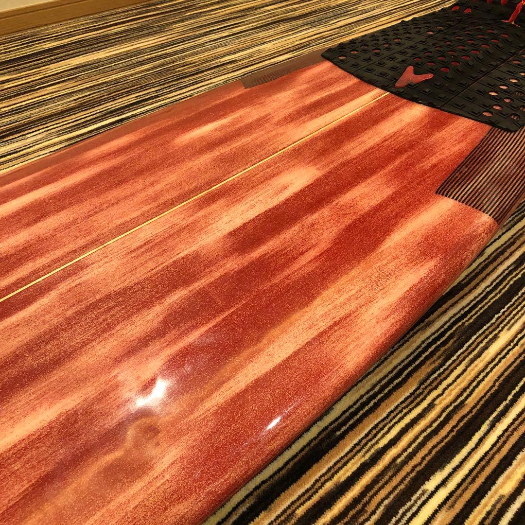 STYLISHサーフボード中古(着払い購入者様負担)クアッドフィン付、5