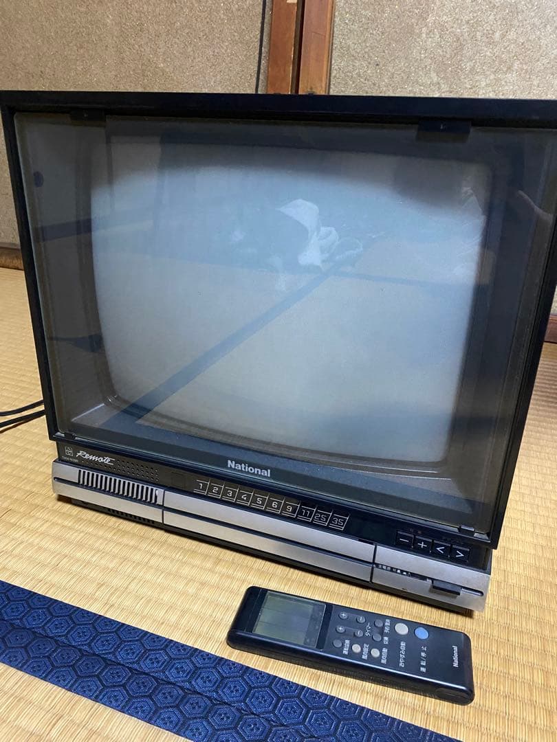 昭和レトロ National PV-1000 ブラウン管テレビ 14インチ - メルカリ