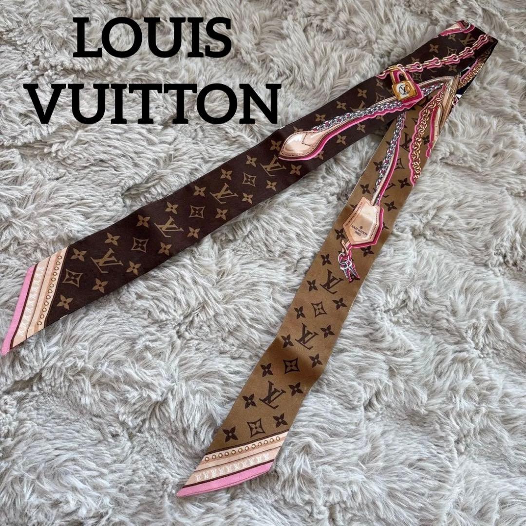 LOUIS VUITTON ルイヴィトン シルクスカーフ モノグラム バンドー