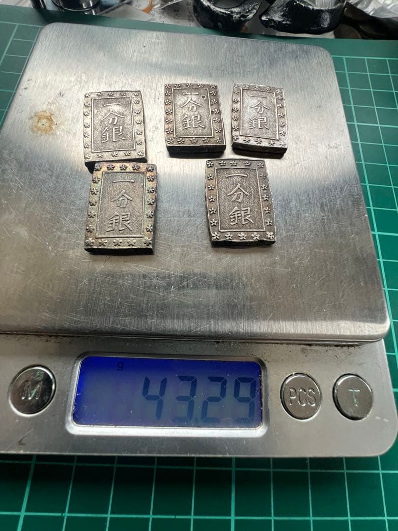 日本古金銀 天保一分銀 5枚まとめロット - メルカリ