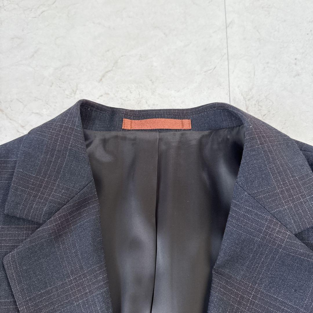 美品☆LES MUES AOKI パンツスーツ セットアップ 11号 チェック柄