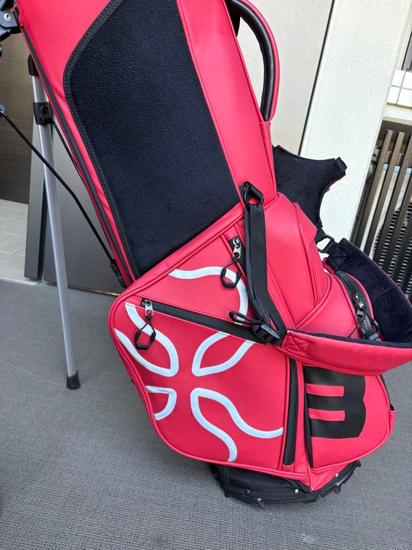 2023年限定品 BALDO ゴルフスタンドバッグ RED（艶消し）