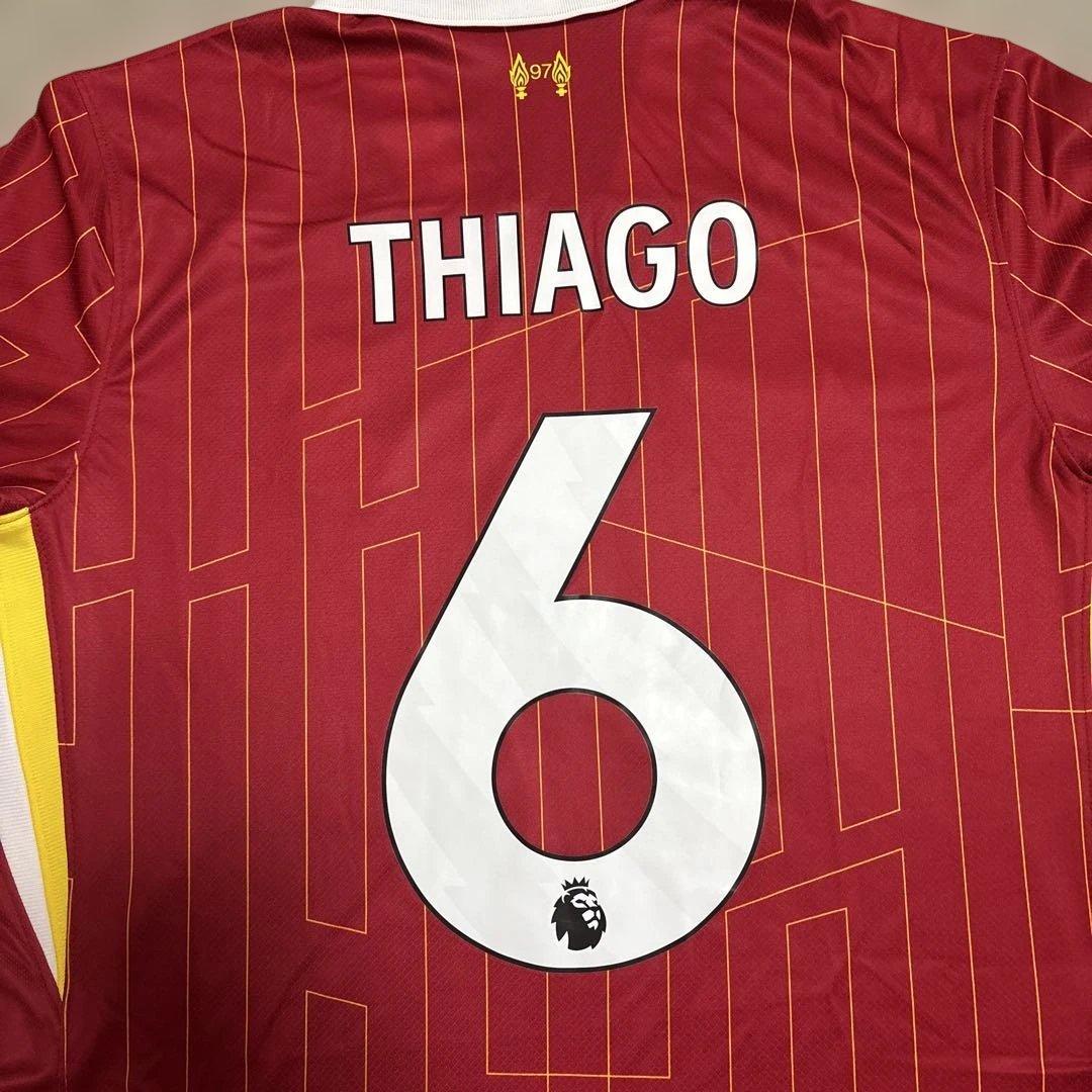 2024年リバプール チアゴ アルカンタラNike ホームシャツ レア 希少